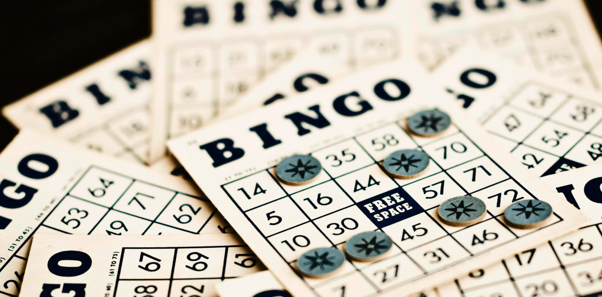 bingo cards and markers