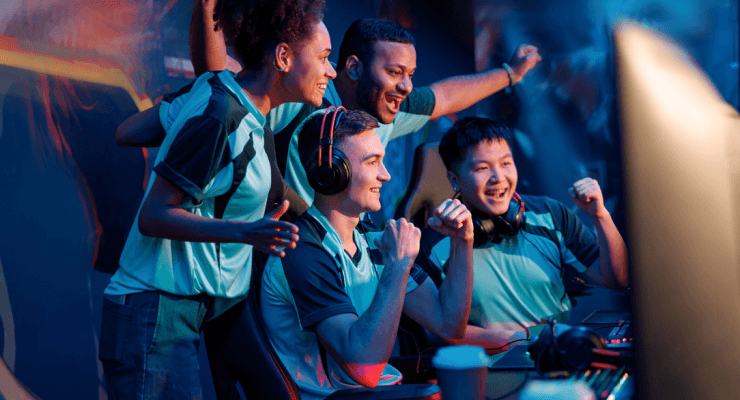 Team of esports players
