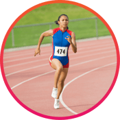Track and field runner